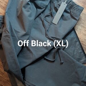 Off Black Joggers XL